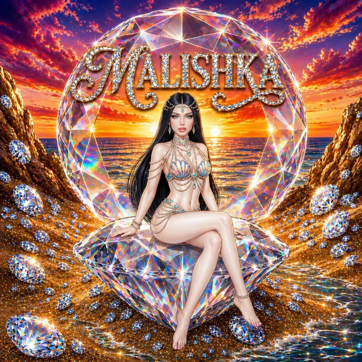 Portada oficial Malishka de L4R0